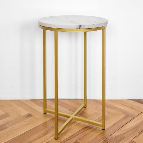 Столик журнальный STELLA, золотой, 40*40*60