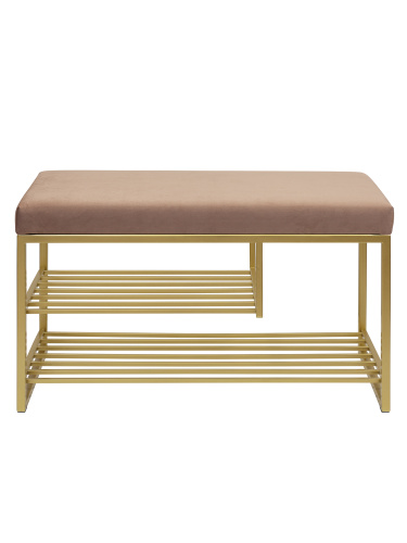 Обувница GARDA PLUS, золотая, Mocco, 85*40*52 фото 6