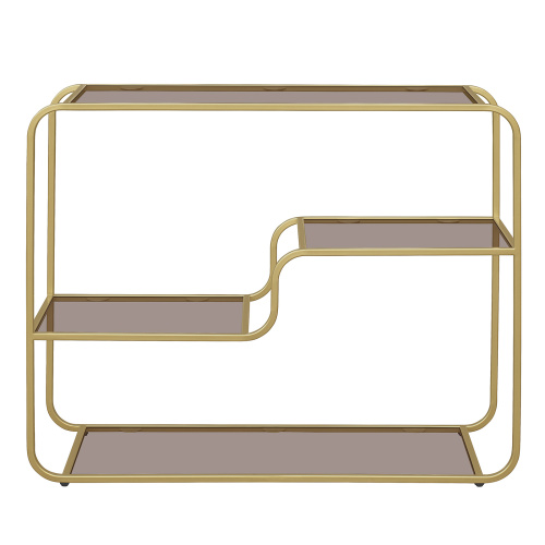 Консоль SIENA, золотая, бронзовое стекло, 100*35*81 фото 6