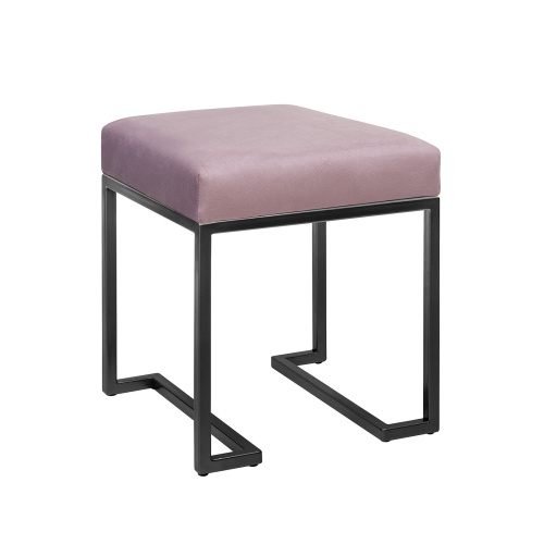 Пуф OMEGA, черный, Dusty Pink фото 7