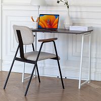 Стол складной SKANDI белый/дуб графит