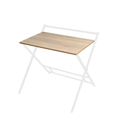 Стол складной компьютерный 800 мм, белый/дуб бардолино фото 4