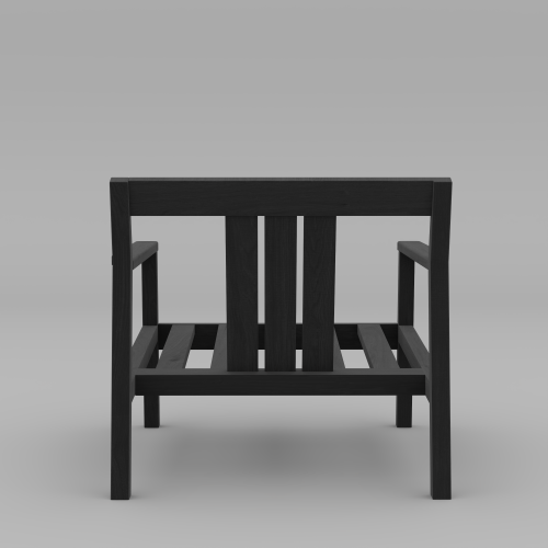 Набор садовой мебели ISTRA / 3 предмета: 2 кресла, столик / черный/Jamaica MILK фото 13