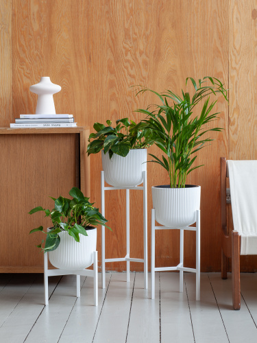 Подставка для цветов Trinity 60, белая фото 3