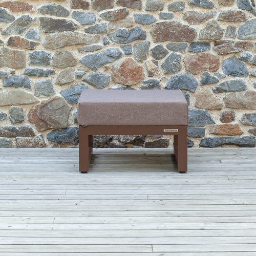 Набор садовой мебели CAPRI / 3 предмета: диван, столик, пуф / коричневый (S3C) фото 8