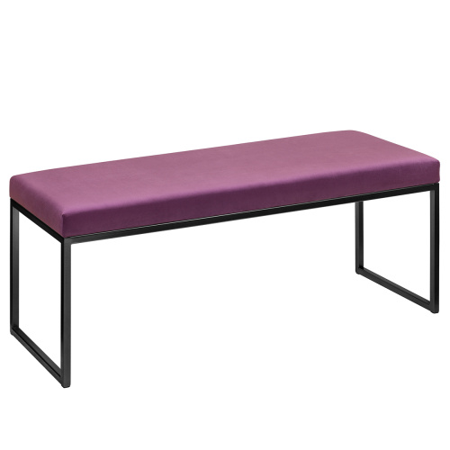 Банкетка ALBA, черная, Marsala, 110*40*45 фото 2