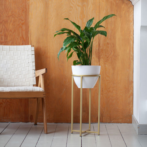 Подставка для цветов Grace 60, золотая фото 4