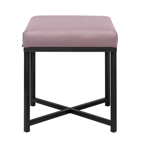 Пуф CRUZ, черный, Dusty Pink фото 7