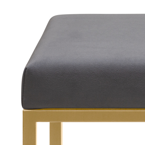 Банкетка ALBA SMART, золотая, Light Blue, 65*35*45 фото 4