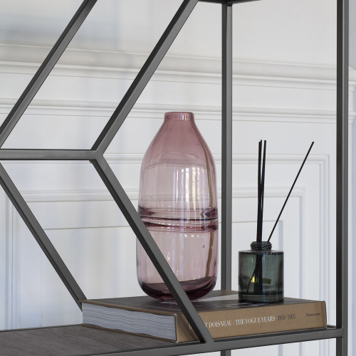 Стеллаж MALTA MINI, черный, керамика Antracite, 80*30*175 фото 3