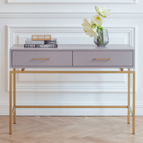 Консоль KARIN, золотая, МДФ LATTE фото 2
