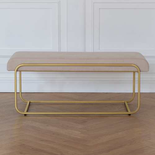 Банкетка SIENA, золотая, CHAMPAGNE, 108*42*44