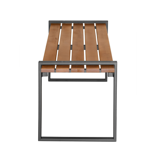 Скамья уличная FJORD, черная фото 3