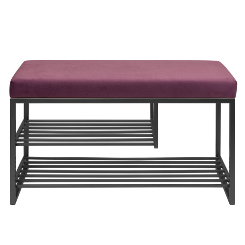 Обувница GARDA PLUS, черная, Marsala, 85*40*52 фото 6