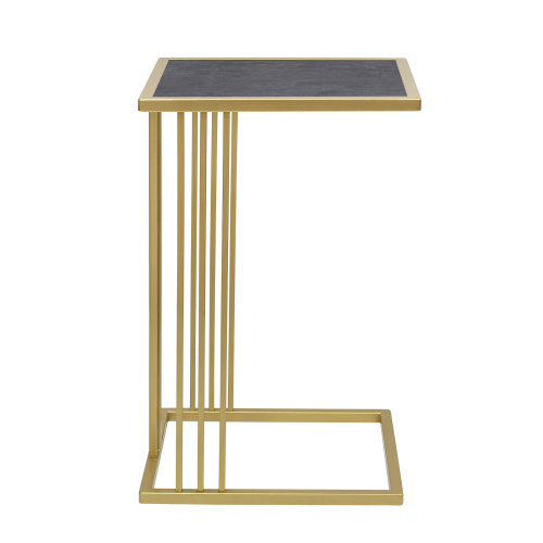 Cтолик кофейный приставной SOHO, золотой, керамика фото 9