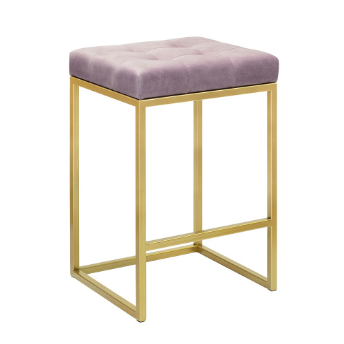 Стул полубарный SOHO, золотой, Dusty Pink фото 6