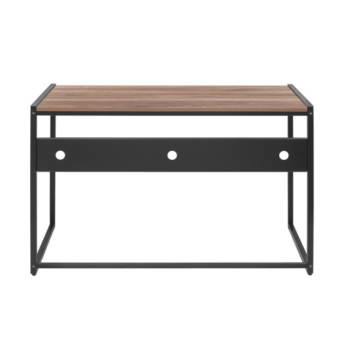 Стол письменный Rimini, черный, ЛДСП Орех Табак, 120*65*75 фото 12