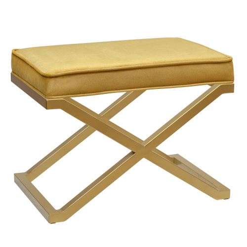 Пуф KARIN, золотой, Mustard, 60*40*45 фото 6