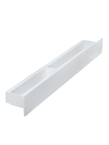 Полка настенная с полотенцедержателем CASA, 71 см, белая, правая