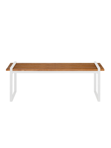 Скамья уличная FJORD, белая