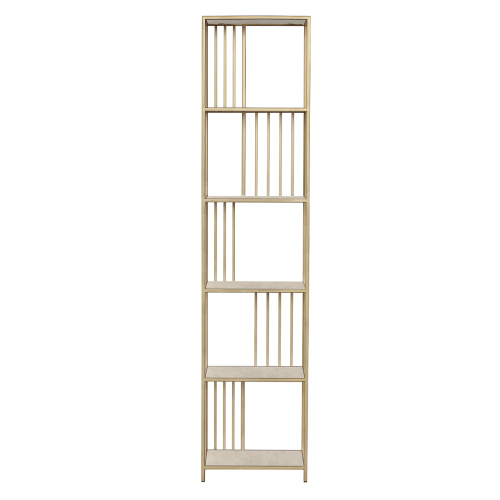 Стеллаж SOHO MINI, золотой, керамика Ivory, 45*30*195 фото 9