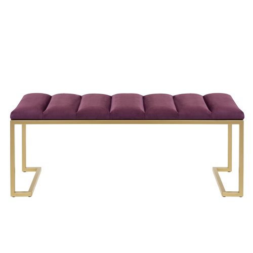 Банкетка OMEGA, золотая, Marsala, Bulon, 110*40*43,5 фото 8
