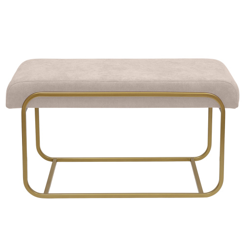 Банкетка SIENA MINI, золотая, CHAMPAGNE, 81*42*44