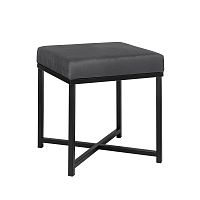 Пуф CRUZ, черный, Mouse Grey