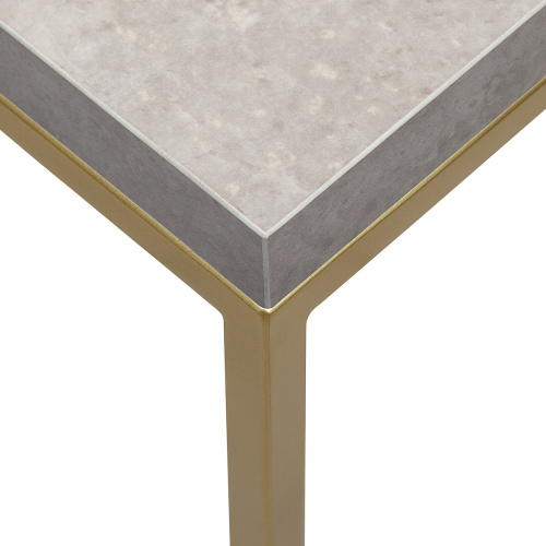 Консоль EVA, золотая, ЛДСП Аренария, 100*35*83 фото 9