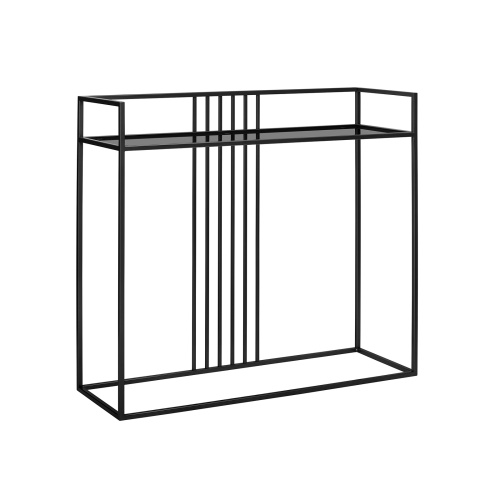 Консоль SOHO, черная, тонированное стекло, 100*35*94 фото 8