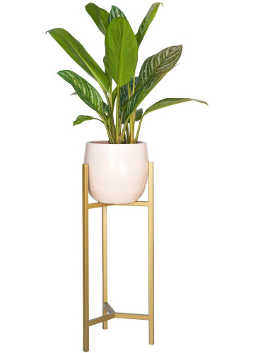 Подставка для цветов Trinity 60, золотая фото 5