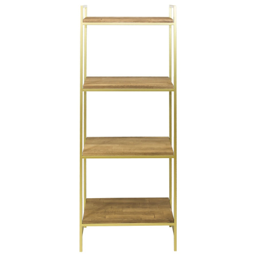 Стеллаж ALTO, золотой, дуб, 55*30*145 фото 2