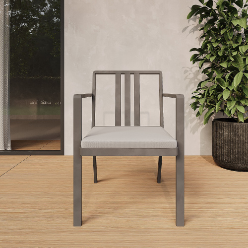 Стул уличный AMALFI, алюминий LAVA, ткань водонепр. фото 2