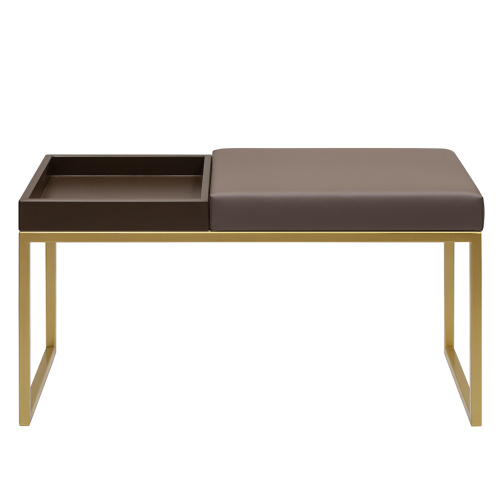 Банкетка ALBA BOX, золотая, экокожа UMBRA, BrownBox, 85*40*45