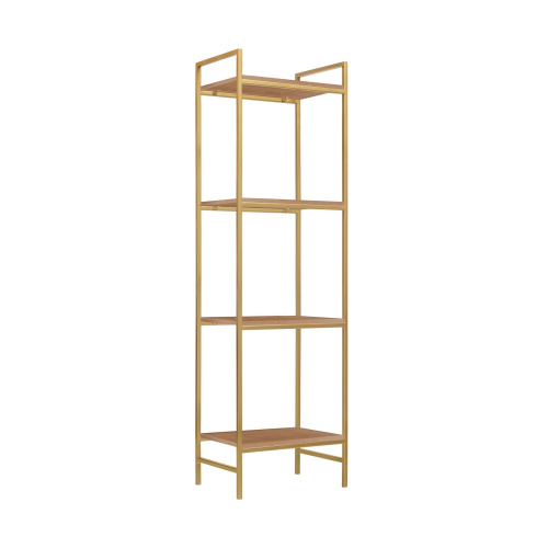 Стеллаж ALTO, золотой, ЛДСП Робиния