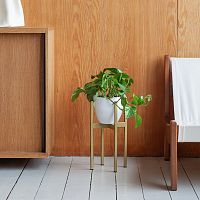 Подставка для цветов Oxalis 40, золотая