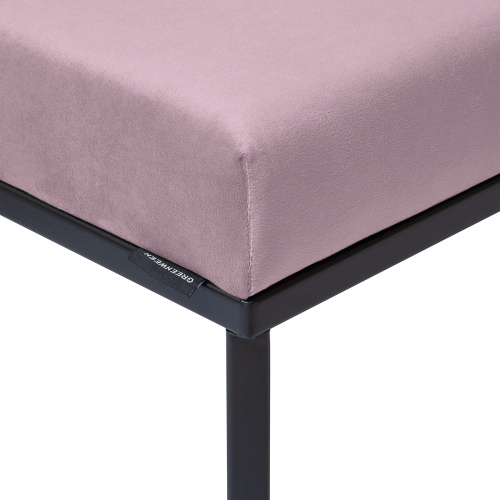 Пуф CRUZ, черный, Dusty Pink фото 8