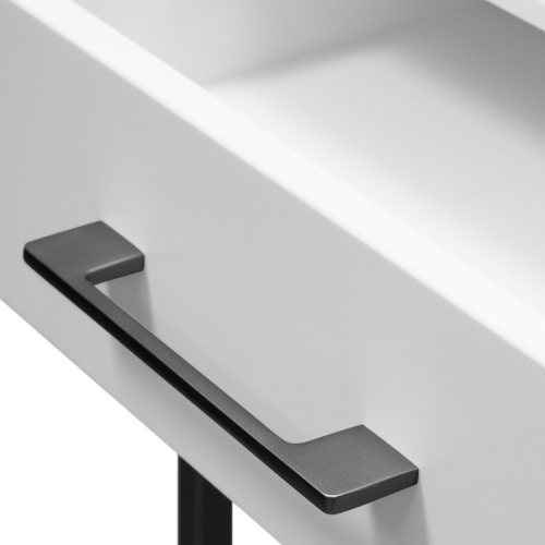 Консоль KARIN, черная, МДФ SNOW WHITE, 110*40*80 фото 9