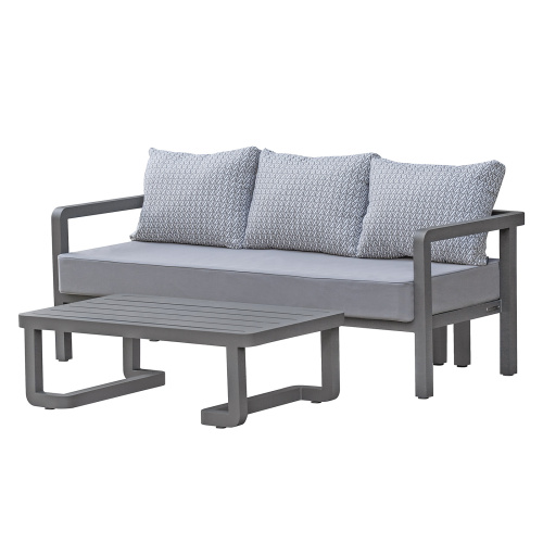 Набор садовой мебели AMALFI / 2 предмета: диван, стол / LAVA/Stone (S2A) фото 9