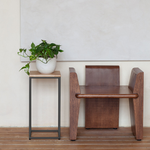 Столик для цветов TORI 60, черный фото 2