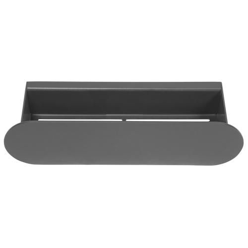 Полка для ванной комнаты OMEGA, 30 см, нерж. сталь, черная фото 7