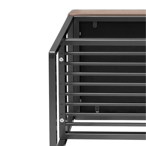 Банкетка RIMINI MINI, черный, Mocco, 85*40*45 фото 4