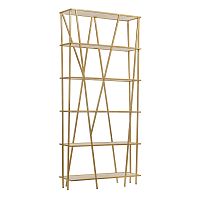 Стеллаж EVA, золотой, керамика Ivory