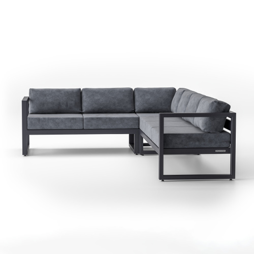 Набор модульный угловой CAPRI правый / 3 предмета: диван 190 правый, диван 140 левый, пуф угл. спинк фото 2