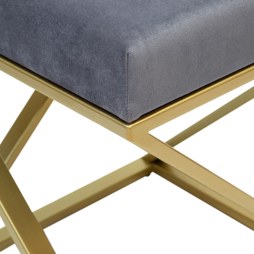 Пуф Chelsea, золотой, Light Blue, 40*40*45 фото 8