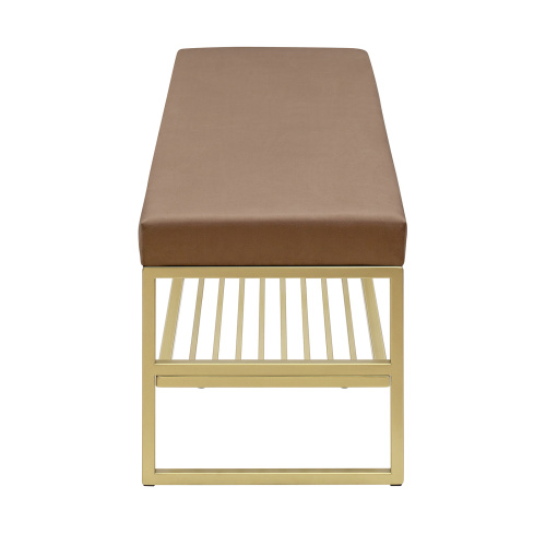 Банкетка RIMINI, золотой, Mocco, 110*40*45 фото 3