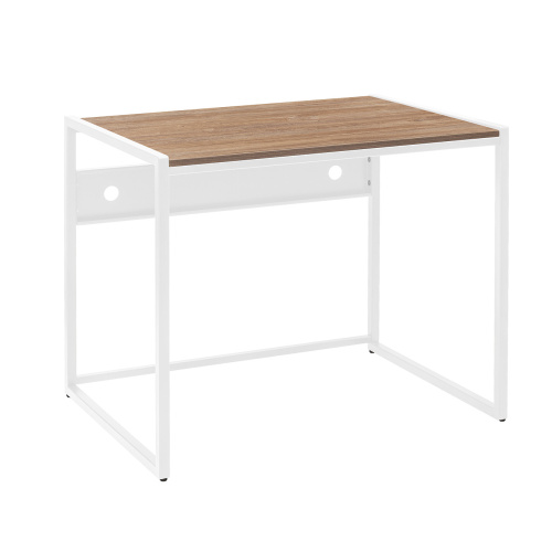 Стол письменный Rimini, белый, ЛДСП Дуб Канзас, 90*65*75 фото 10