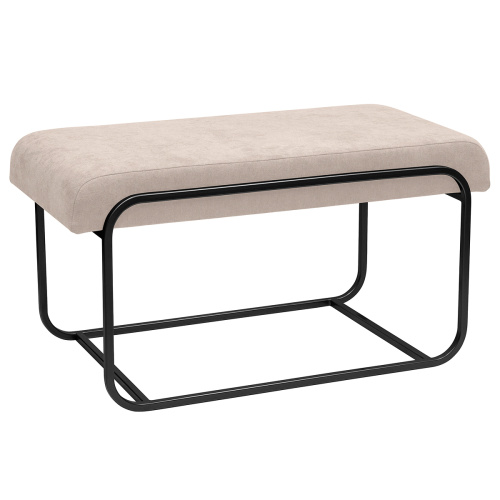 Банкетка SIENA MINI, черная, CHAMPAGNE, 81*42*44 фото 2