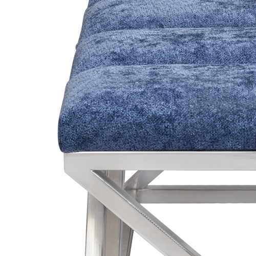 [не активен] Банкетка ZUMA, н/ж сталь, Steel Blue, Bulon, 110*40*43,5 {35827} фото 7