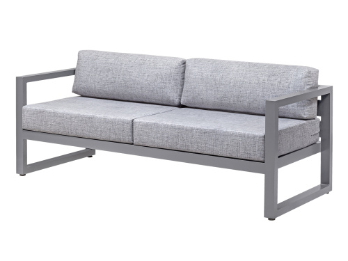 Набор садовой мебели CAPRI диван, кресло, столик, серый цвет фото 8
